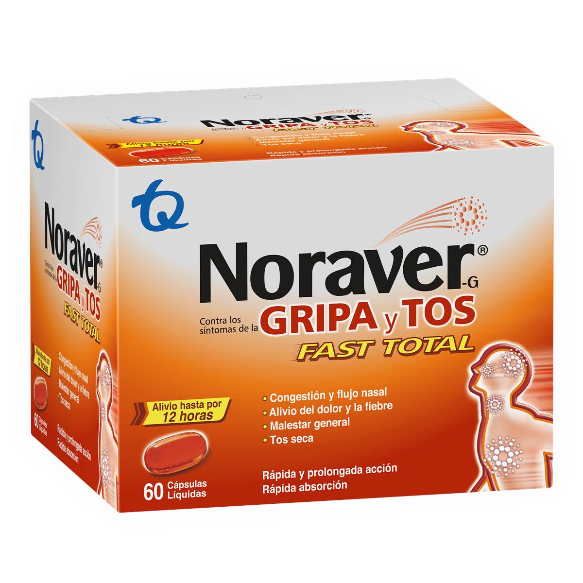 Noraver G Fast Total Capsula Blanda T.Q