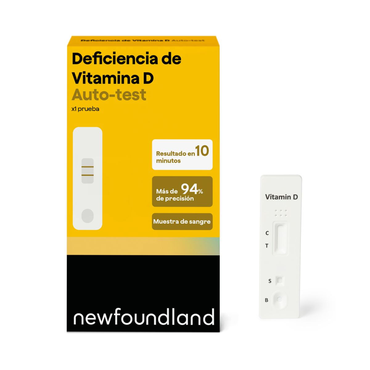 Auto-Prueba Rapida para Deficiencia de Vitamina D en Sangre Newfoundland