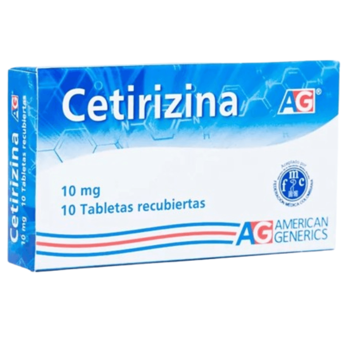 Cetirizina 10 Mg Tableta Recubierta La Francol