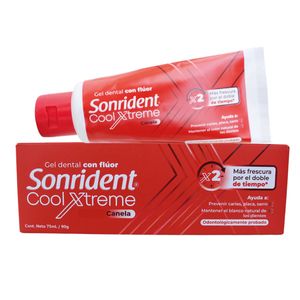 Gel Dental Sonrident Cool X-Treme Canela 75 ml