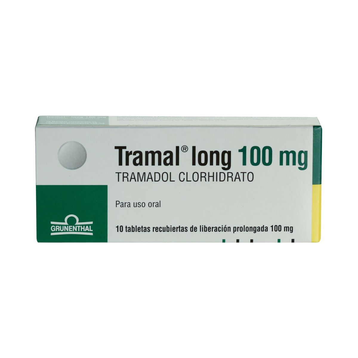 Tramal Long 100 mg Tableta de Liberación Prolongada