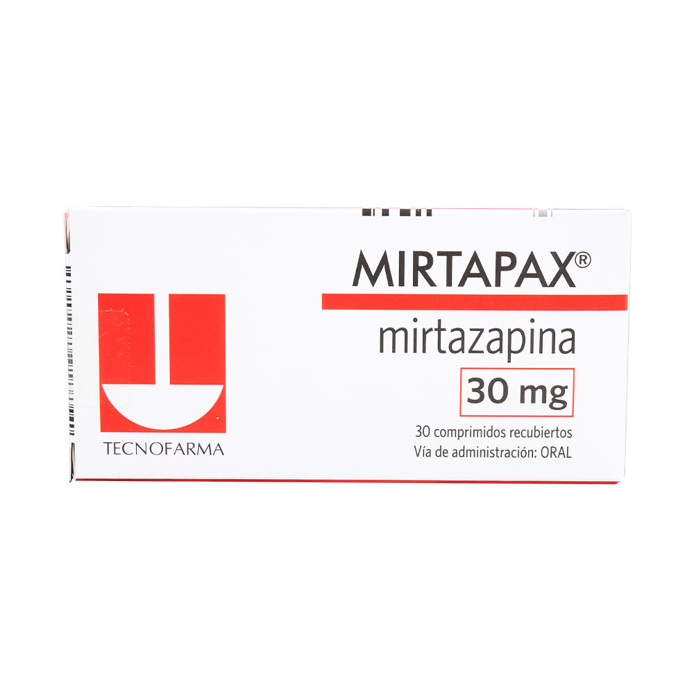 Mirtapax 30 mg Comprimido Recubierto