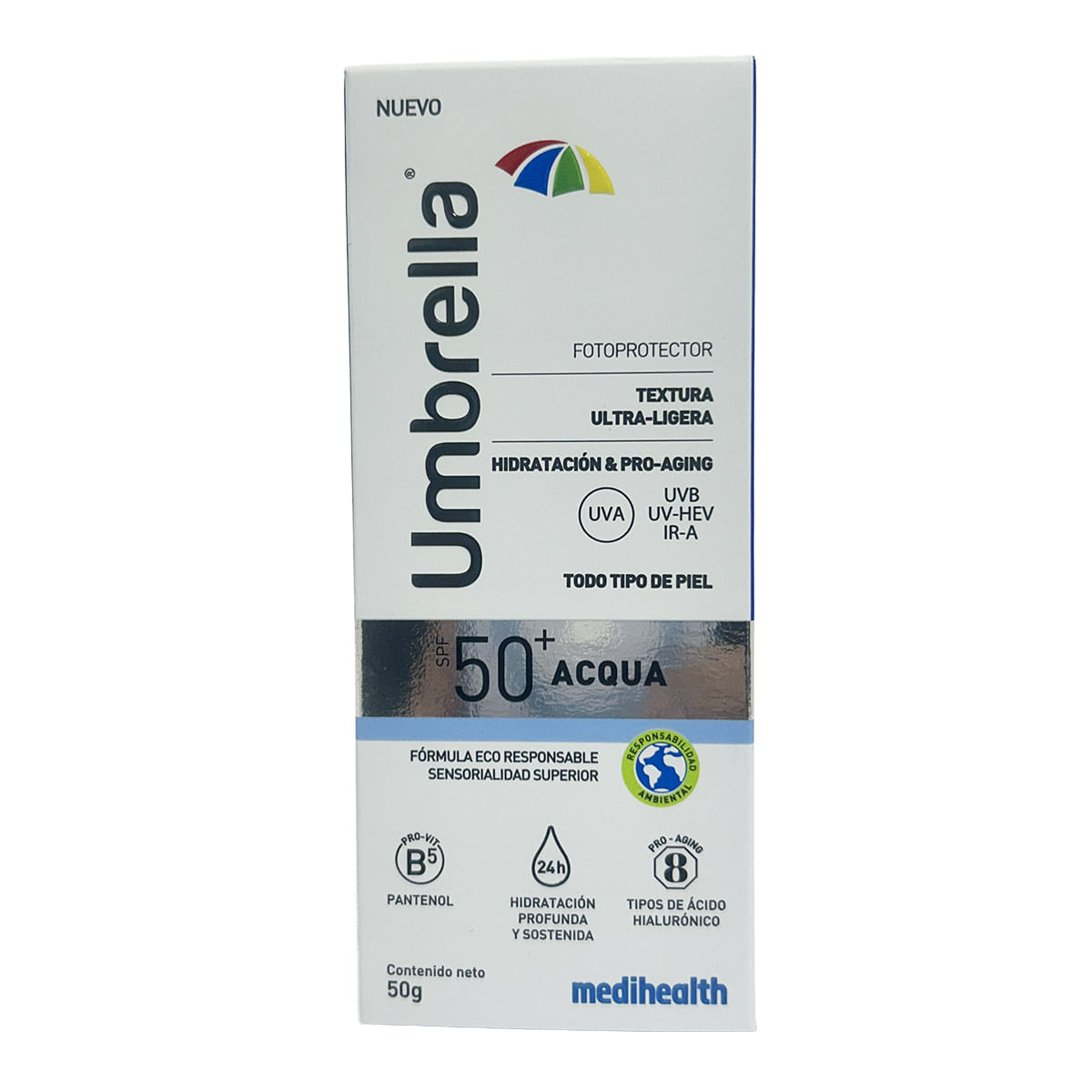 Protector Solar Emulsion Umbrella Acqua 50+