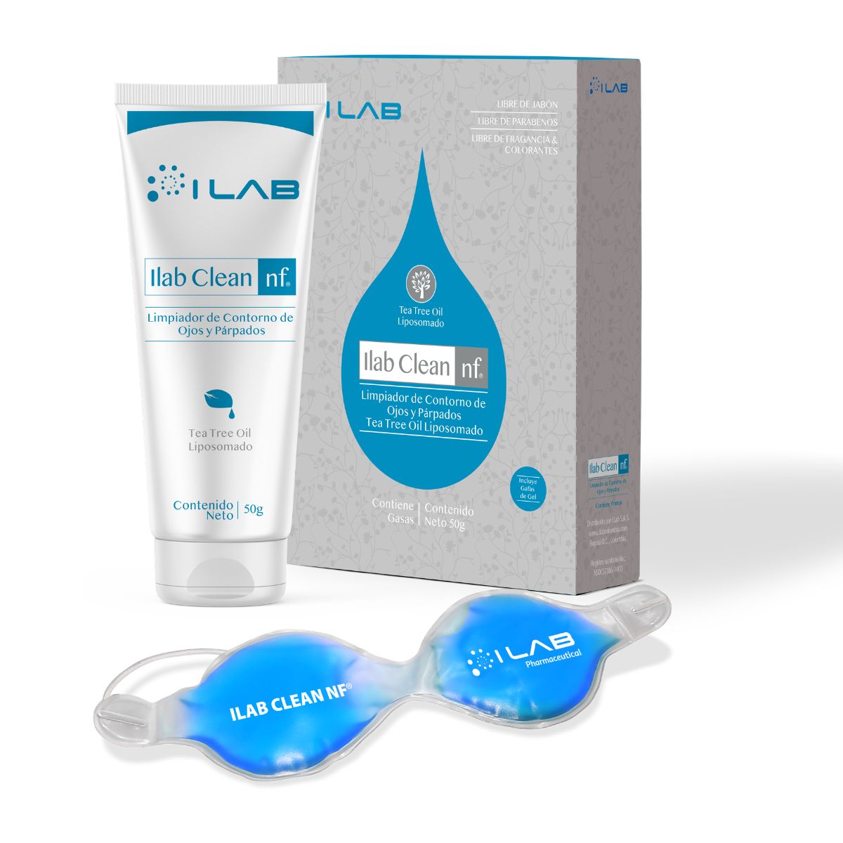 Ilab Clean Gel Limpiador Parpados y Contorno Ojos