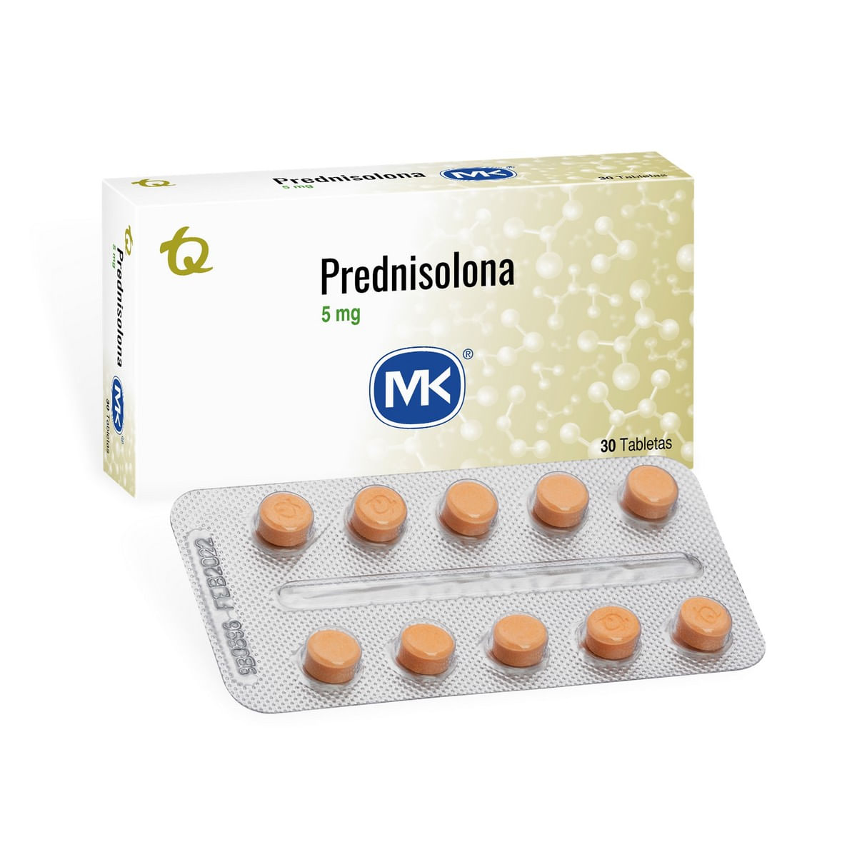 CAJA - Prednisolona 5mg Tableta Tecnoquímicas