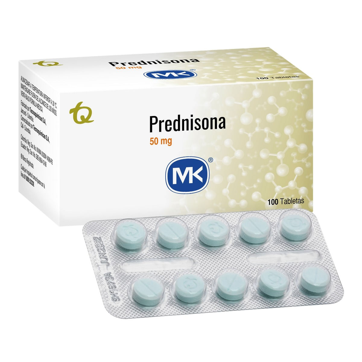 CAJA - Prednisona 50 Mg Tableta Tecnoquímicas