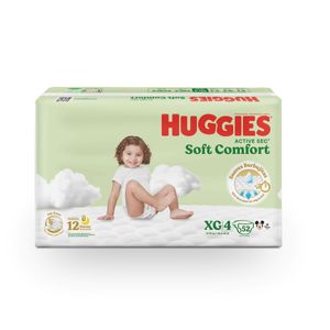 Pañales Huggies Active Sec Etapa 4 x52 Un