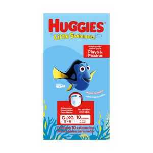 Pañales Huggies Little Swimmers Etapa 3-4/G-XG 10U