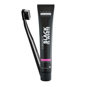 Cepillo Dental Curaprox Black Is White + Crema Dental