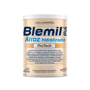 Fórmula Infantil Blemil Plus Arroz Hidrolizado Protech Lata x 400 gr